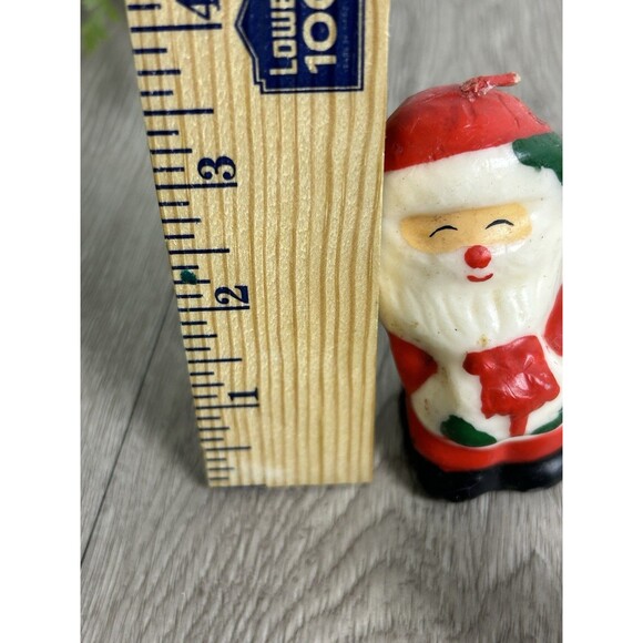 Vintage Russ Christmas Candle Figurines Santa Snowman Lot Of 6 Unused READ - Picture 14 of 15